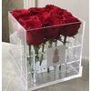 Коробка стеклянная для 9 роз, Модель: 0, фото 3 | Доставка цветов Шарм24