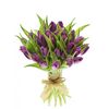 Букет из фиолетовых тюльпанов 35 шт, Модель: 0, фото 2 | Доставка цветов Шарм24