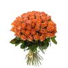 Букет из оранжевых роз 55шт., Модель: 0, фото 2 | Доставка цветов Шарм24
