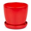 Горщик Сонет преміум 4,0л (червоний), Модель: 0 | Доставка цветов Шарм24