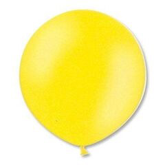 Куля латексна кругла без малюнка 18 "/ 02 пастель жовтий 1102-1265, Модель: 0 | Доставка квітів Шарм24