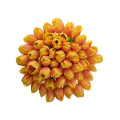 Букет з помаранчевых тюльпанів 55 шт, Модель: 0 | Доставка квітів Шарм24
