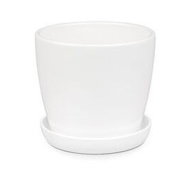 Горщик Сонет преміум 3,0л (916 (traffik white) білий), Модель: 0 | Доставка квітів Шарм24