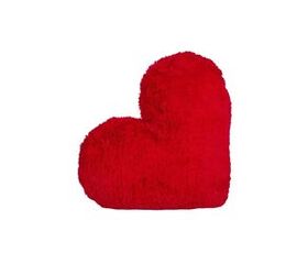 Серце плюшеве червоне 20см, Модель: 0 | Доставка квітів Шарм24