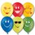 Шар латексный круглый с рисунком 10" улыбка 1103-0691, Модель: 0 | Доставка цветов Шарм24