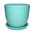 Горщик Сонет преміум 4,0л (бірюза), Модель: 0 | Доставка цветов Шарм24