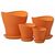 Набор Волна шёлк оранжевый из 4-х гор. (7,5л, 4л, 1,5л, 0,5л), Модель: 0 | Доставка цветов Шарм24