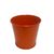 Кашпо окрашеное 0,5 л, оранжевый 2004, Модель: 0 | Доставка квітів Шарм24