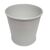 Кашпо окрашеное 1 л, белый матовый 9016, Модель: 0 | Доставка квітів Шарм24