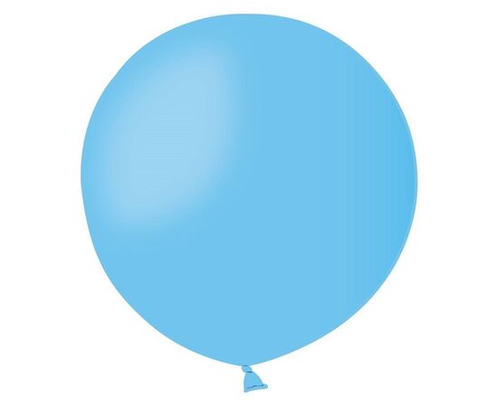 Шар латексный круглый без рисунка 18"/09 пастель светло-голубой 1102-0389, Модель: 0 | Доставка цветов Шарм24