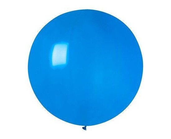 Куля латексна кругла без малюнка 18 "/ 10 пастель синій 1102-0390, Модель: 0 | Доставка квітів Шарм24
