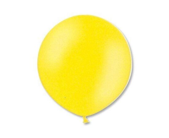 Куля латексна кругла без малюнка 18 "/ 02 пастель жовтий 1102-1265, Модель: 0 | Доставка квітів Шарм24