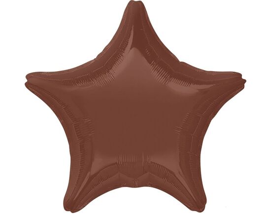 Куля фольгована 18 "без малюнка ЗІРКА пастель шоколад 3204-0026, Модель: 0 | Доставка квітів Шарм24