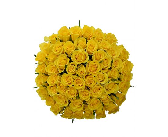Букет из желтых роз 55шт., Модель: 0 | Доставка цветов Шарм24