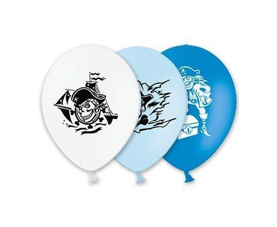 Шар 12" латексный круглый с рисунком пираты  1103-0493, Модель: 0, фото 3 | Доставка цветов Шарм24
