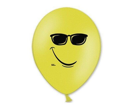 Шар латексный круглый с рисунком 10" улыбка 1103-0691, Модель: 0, фото 6 | Доставка цветов Шарм24