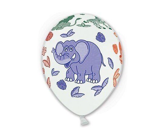 Шар 14" латексный круглый с рисунком шелкография пастель Лимпопо 1103-1052, Модель: 0, фото 3 | Доставка цветов Шарм24