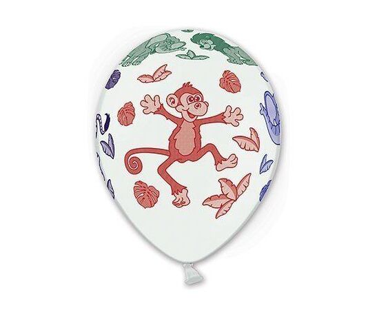 Шар 14" латексный круглый с рисунком шелкография пастель Лимпопо 1103-1052, Модель: 0, фото 4 | Доставка цветов Шарм24