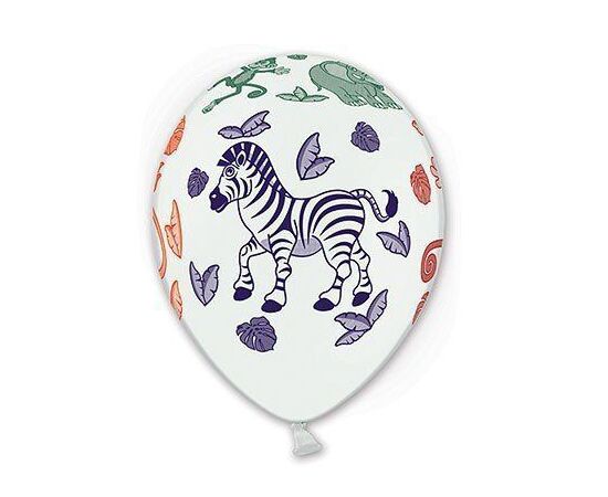 Шар 14" латексный круглый с рисунком шелкография пастель Лимпопо 1103-1052, Модель: 0, фото 5 | Доставка цветов Шарм24