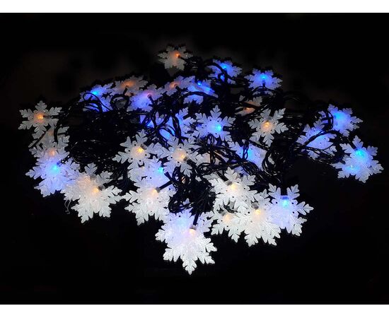 Гірлянда LED сніжинка велика, Модель: 0, зображення 2 | Доставка квітів Шарм24