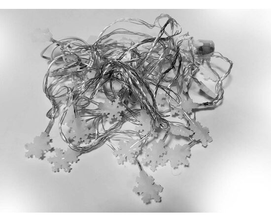 Гирлянда LED снежинка маленькая 5м, Модель: 0, фото 4 | Доставка цветов Шарм24