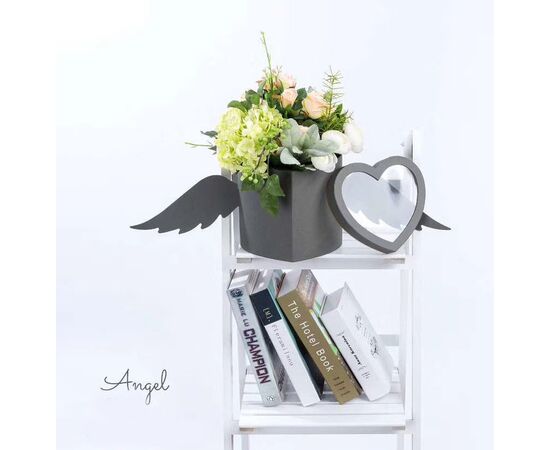 Коробка подарочная крылья сердце 12943-2, Модель: 0, фото 3 | Доставка цветов Шарм24