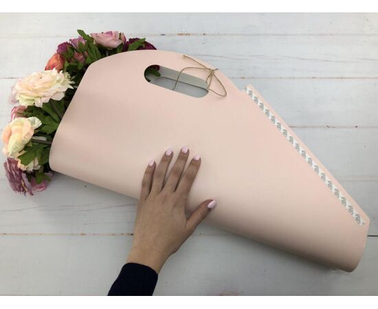 Пакет для квітів "Flowers" рожевий, Модель: 0, зображення 2 | Доставка квітів Шарм24