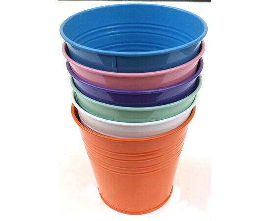 Кашпо окрашеное 0,5 л, сине-сиреневый 4005, Модель: 0, зображення 2 | Доставка квітів Шарм24