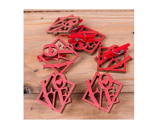 Прищепка декоративная микс, Модель: 0, фото 4 | Доставка цветов Шарм24