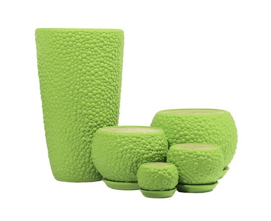 Горшок керамический Шар Bubble лайм 4,1 л, Модель: 0, фото 2 | Доставка цветов Шарм24