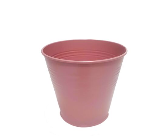 Кашпо окрашеное 1 л, лёгкий розовый 3015, Модель: 0, зображення 2 | Доставка квітів Шарм24