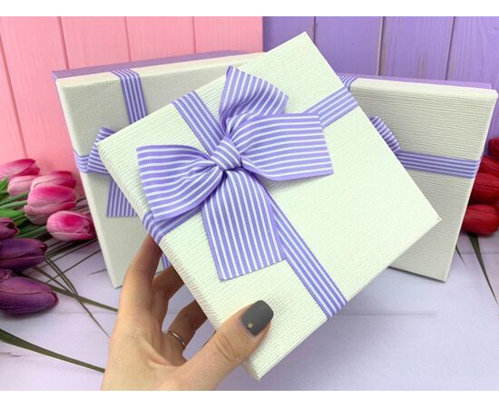 Подарункова коробка Sweety біла мала, Модель: 0, зображення 2 | Доставка квітів Шарм24