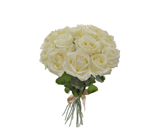 Букет з білих троянд 15шт., Модель: 0, зображення 2 | Доставка квітів Шарм24