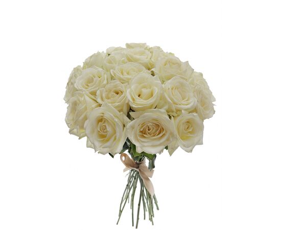 Букет з білих троянд 25шт., Модель: 0, зображення 2 | Доставка квітів Шарм24