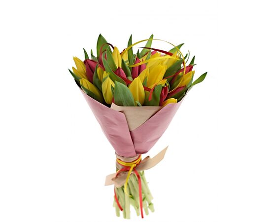 Букет з тюльпанів 31 шт, Модель: 0, зображення 2 | Доставка квітів Шарм24