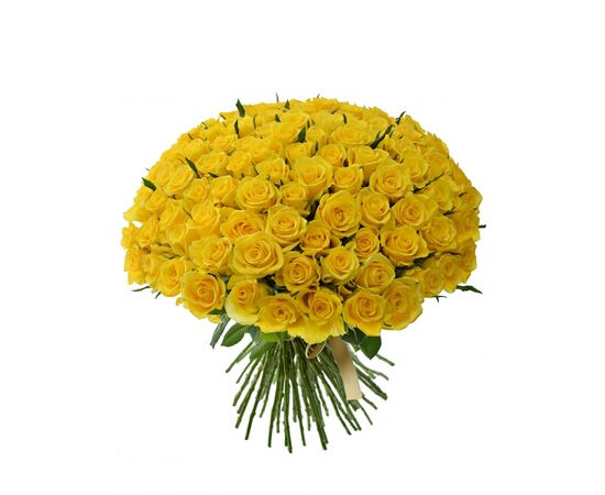 Букет из желтых роз 101шт., Модель: 0, фото 2 | Доставка цветов Шарм24