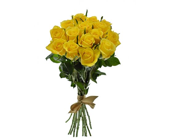Букет из желтых роз 15шт., Модель: 0, фото 2 | Доставка цветов Шарм24