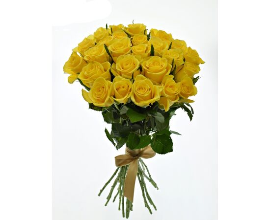 Букет из желтых роз 25шт., Модель: 0, фото 2 | Доставка цветов Шарм24