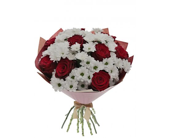 Букет "WHITE AND RED", Модель: 0, фото 2 | Доставка цветов Шарм24
