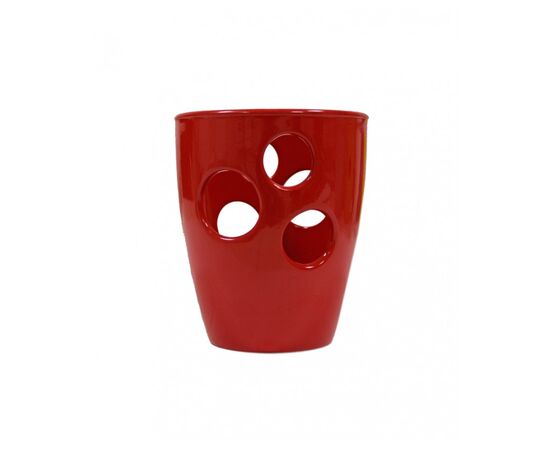 Горшок керамический Орхидейница глянец красный 0,6л, Модель: 0 | Доставка цветов Шарм24